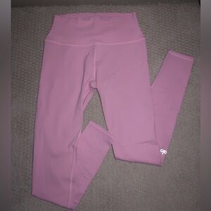 Alo 7/8 high waist airbrush legging Parisian pink medium